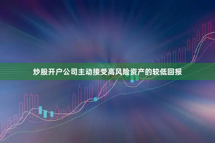 炒股开户公司主动接受高风险资产的较低回报